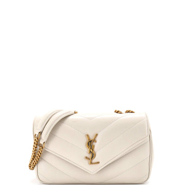 Loulou NM Shoulder Bag Matelasse Chevron Leather Small