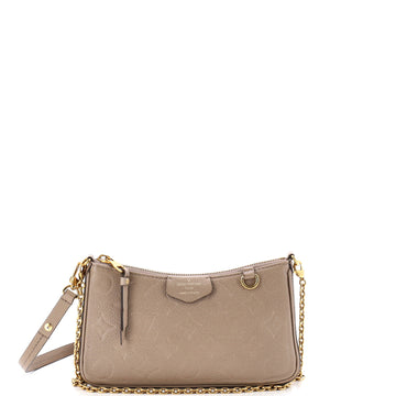 Easy Pouch on Strap Monogram Empreinte Leather