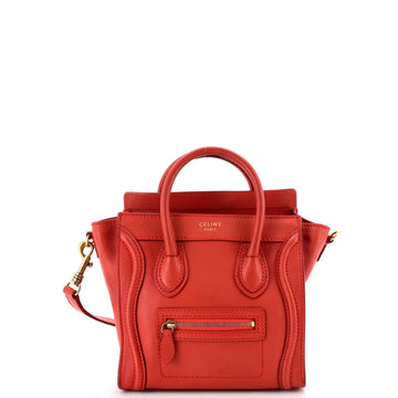 Luggage Bag Smooth Leather Nano