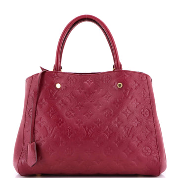 Montaigne Handbag Monogram Empreinte Leather MM