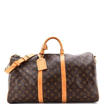 Keepall Bandouliere Bag Monogram Canvas 50