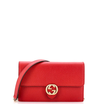 Interlocking Wallet on Chain Leather