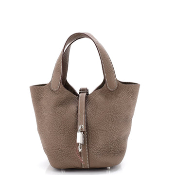 Monochrome Picotin Lock Bag Clemence PM