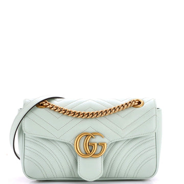 GG Marmont Flap Bag Matelasse Leather Small