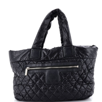Coco Cocoon Zipped Tote Quilted Nylon Large