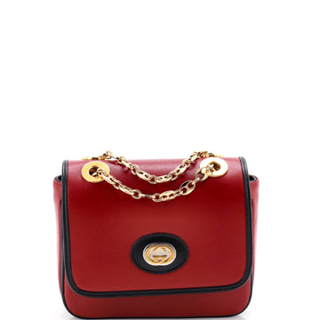 Marina Chain Flap Bag Leather Mini
