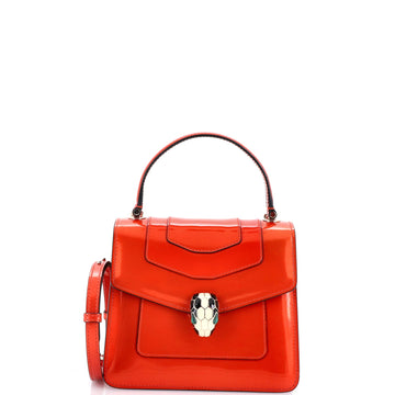 Serpenti Top Handle Bag Patent Small