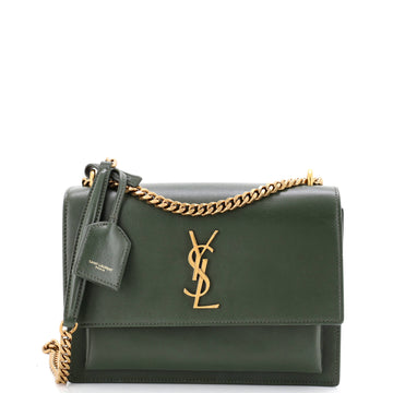 Sunset Crossbody Bag Leather Medium