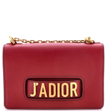 J'Adior Flap Bag Leather Medium