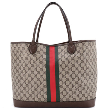 Ophidia Open Shopping Tote GG Coated Canvas Large