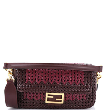 Baguette NM Bag Woven Leather Medium