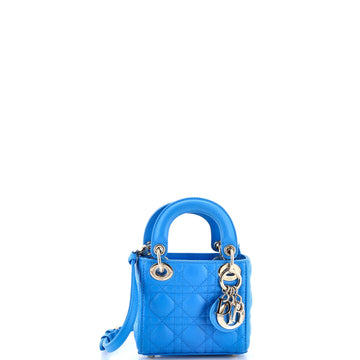 Lady Dior Bag Cannage Quilt Lambskin Micro