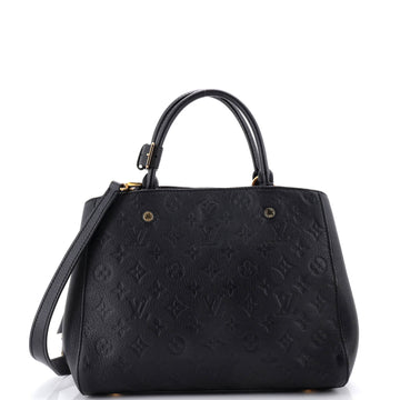 Montaigne Handbag Monogram Empreinte Leather MM