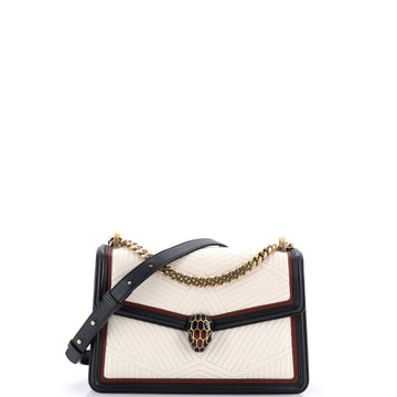 Serpenti Forever Shoulder Bag Quilted Leather Small