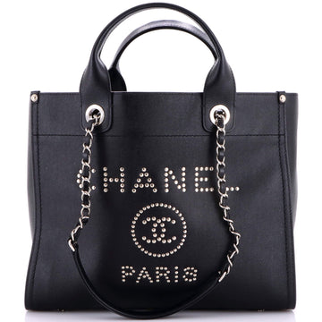 Deauville Tote Studded Caviar Small