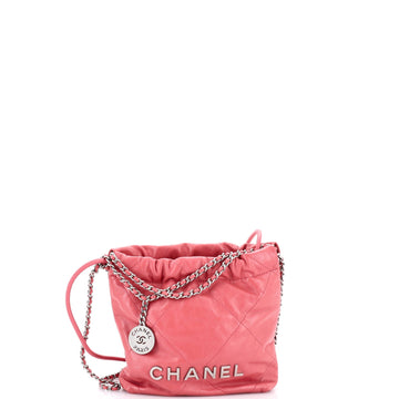 22 Chain Hobo Quilted Calfskin Mini