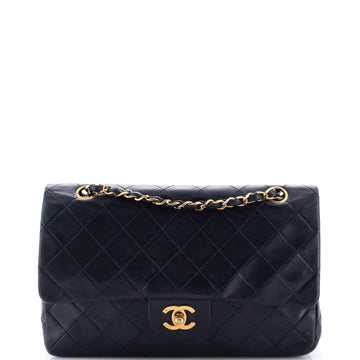 Vintage Classic Double Flap Bag Quilted Lambskin Medium