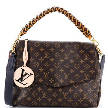 Braided Handle Beaubourg Handbag Monogram Canvas MM