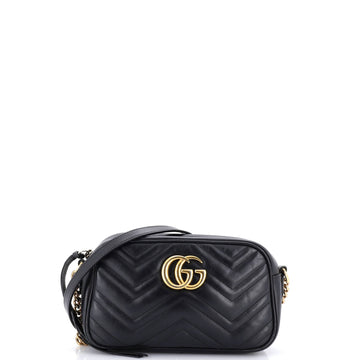 GG Marmont Shoulder Bag Matelasse Leather Small