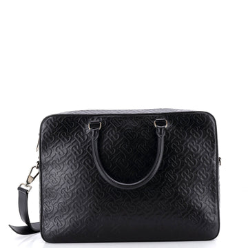 Ainsworth Briefcase TB Monogram Embossed Leather