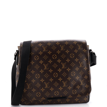 District Messenger Bag Macassar Monogram Canvas MM