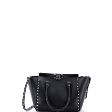 Rockstud Tote Rigid Leather Small