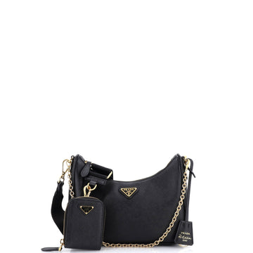 Re-Edition 2005 Shoulder Bag Saffiano Leather Small