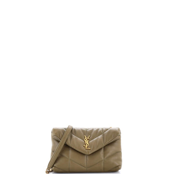 Loulou Puffer Shoulder Bag Quilted Leather Mini