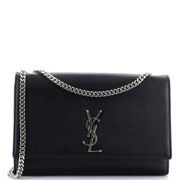 Classic Monogram Crossbody Bag Grainy Leather Large