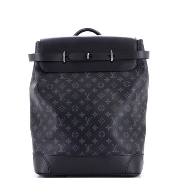 Steamer Backpack Monogram Eclipse Canvas