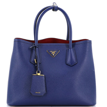 Cuir Double Tote Saffiano Leather Medium