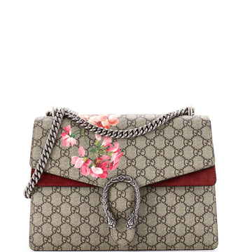 Dionysus Bag Blooms Print GG Coated Canvas Medium