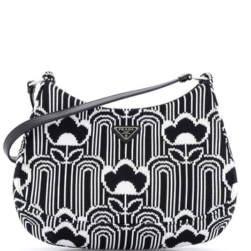 Cleo Shoulder Bag Jacquard Knit Medium