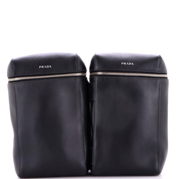 Twin Pocket Backpack Leather