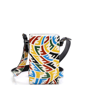 Vertical Box Crossbody Bag Vertigo Zucca Leather