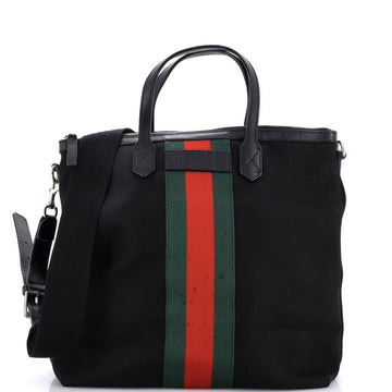 Web Zip Tote Techno Canvas Medium