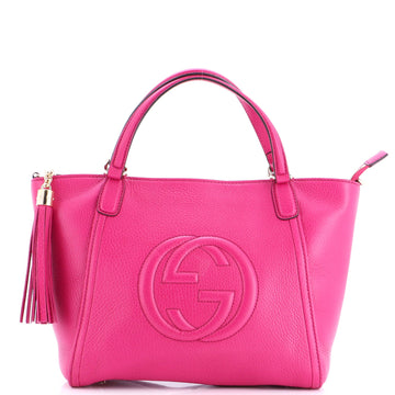 Soho Convertible Top Handle Bag Leather Small