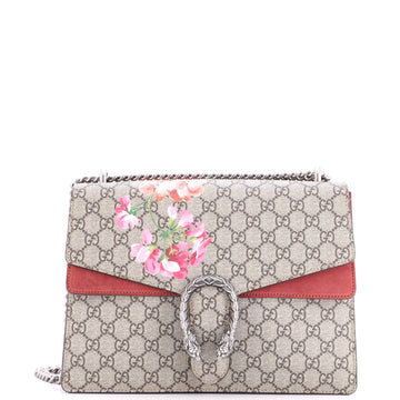 Dionysus Bag Blooms Print GG Coated Canvas Medium