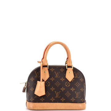 Alma Handbag Monogram Canvas BB