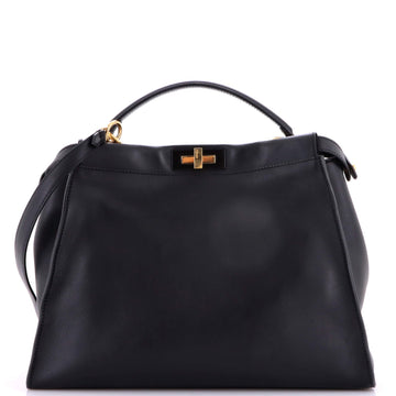 Peekaboo Bag Rigid Leather Large