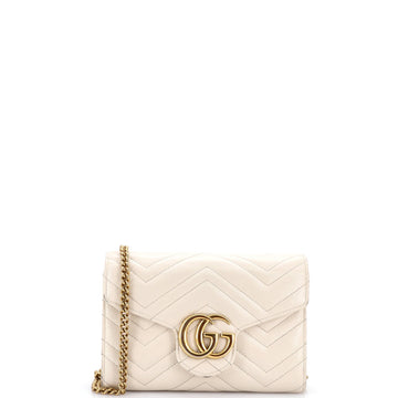 GG Marmont Chain Wallet Matelasse Leather Mini