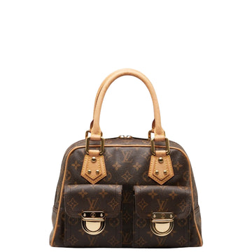Louis Vuitton Manhattan Pm  Canvas Handbag