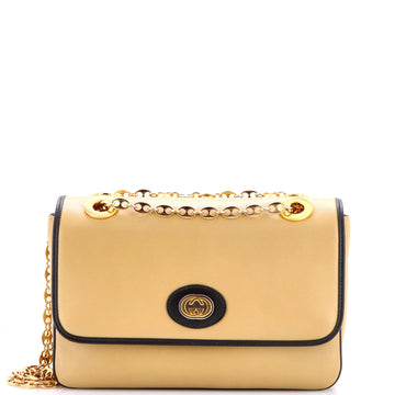 Marina Chain Flap Bag Leather Small