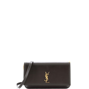 Classic Monogram Phone Holder Shoulder Bag Leather