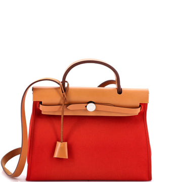 Herbag Zip Leather and Toile 31