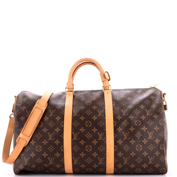 Keepall Bandouliere Bag Monogram Canvas 50