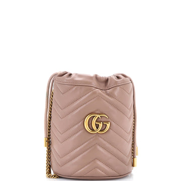GG Marmont Bucket Bag Matelasse Leather Mini