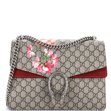 Dionysus Bag Blooms Print GG Coated Canvas Medium