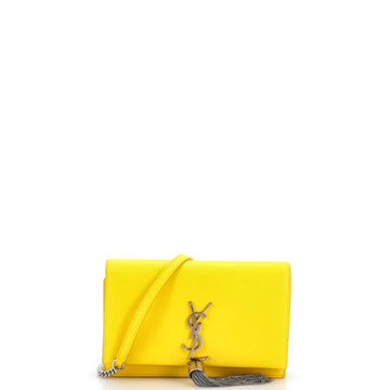 Classic Monogram Tassel Chain Wallet Leather