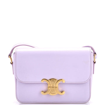 Triomphe Shoulder Bag Smooth Calfskin Teen